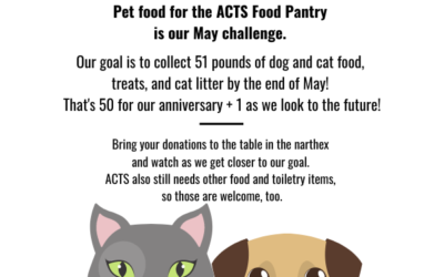 A Year of Service – Pet Supplies Collection for ACTS