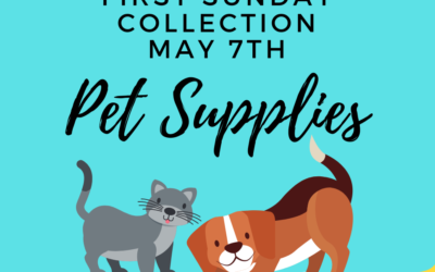 First Sunday Collection for ACTS – Pet Food/Supplies