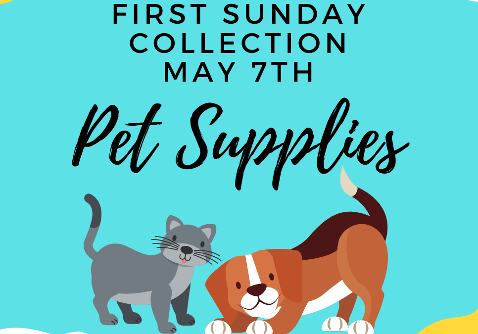 First Sunday Collection for ACTS – Pet Food/Supplies