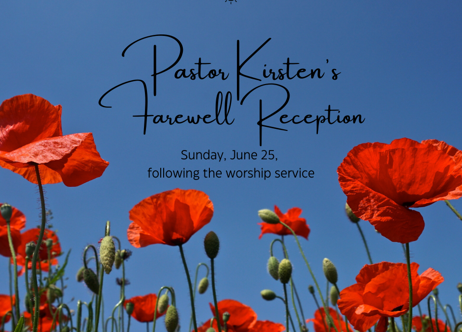 Farewell Reception for Pastor Kirsten