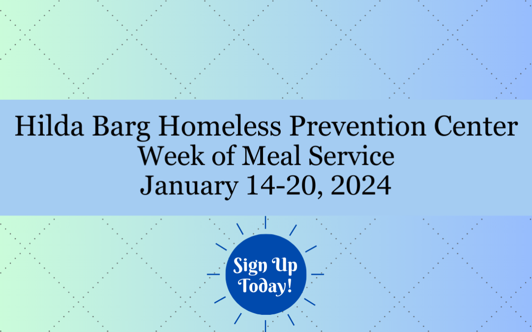 Hilda Barg Meal Service – January 14-20, 2024