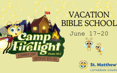 Save the Date – Vacation Bible School!