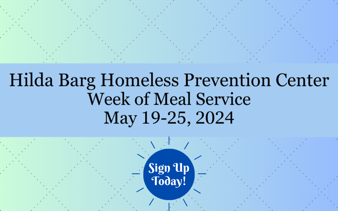 Hilda Barg Meal Service Week: May 19-25