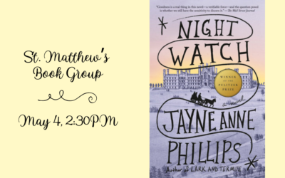 Book Group – May 4
