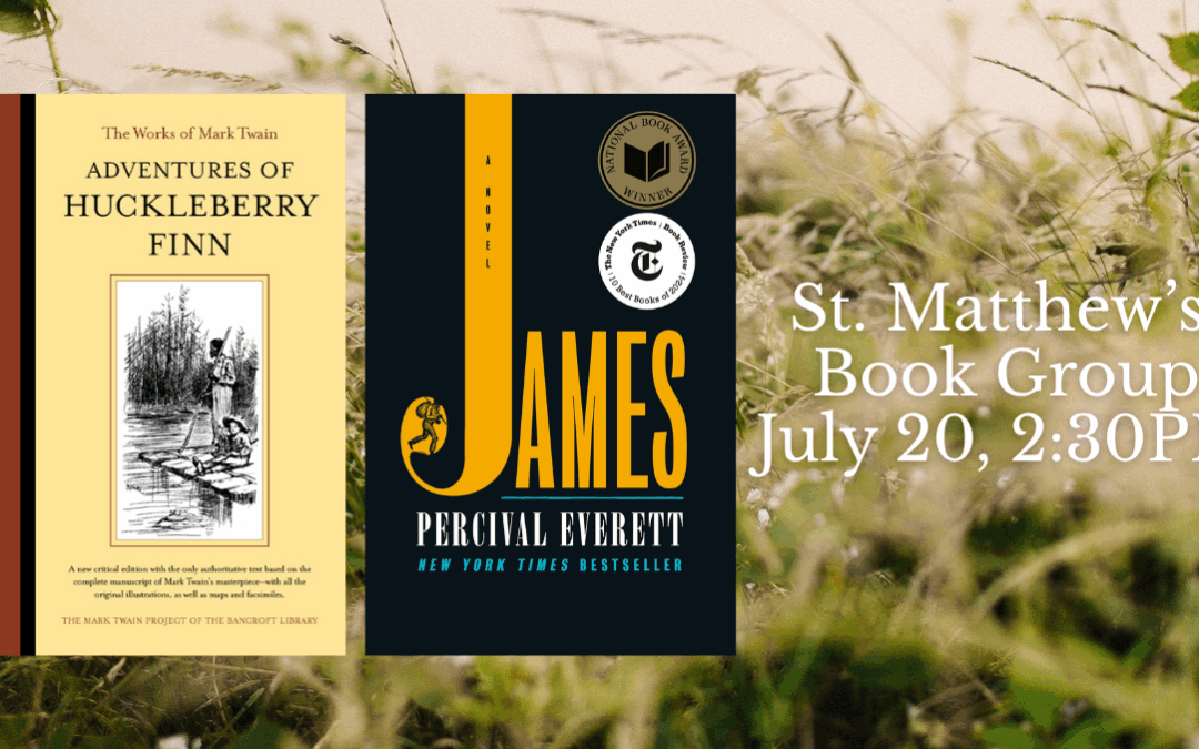 St. Matthew’s Book Group – July 20th, 2:30PM