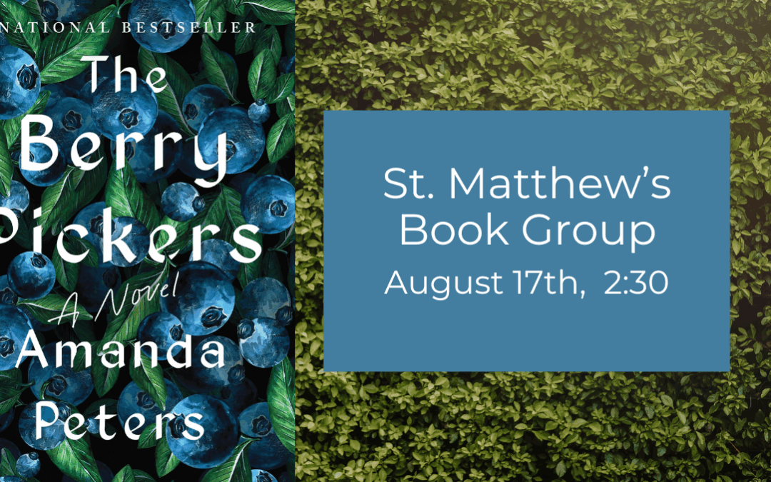 Book Group – August 17, 2:30
