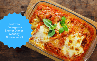 Ferlazzo Emergency Shelter Dinner – November 24
