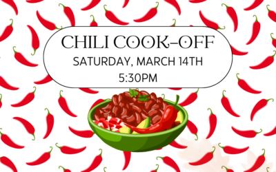 Chili Cook-Off — New Date! March 14th