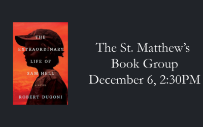 Book Group – December 6, 2:30